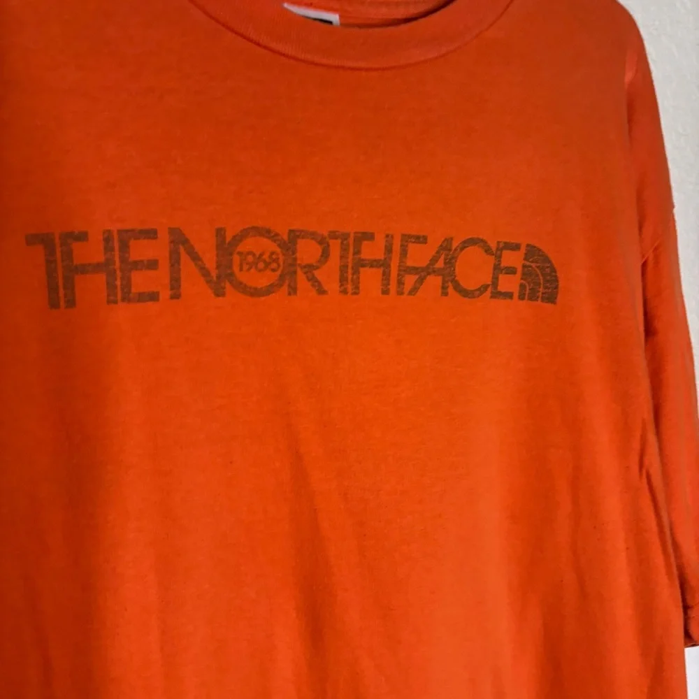 The North Face Orange Short‎ Sleeve Tee